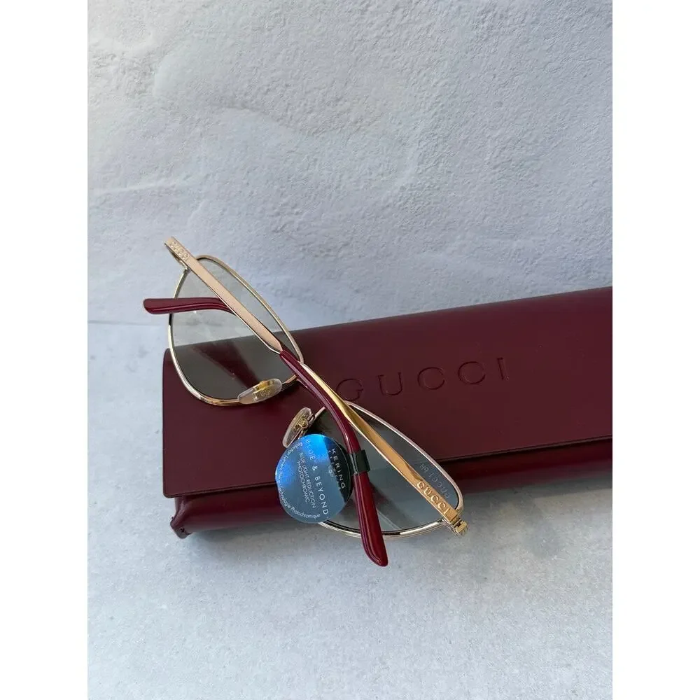 NEW Gucci GG1879S Photochromic Cat Eye Sunglasses